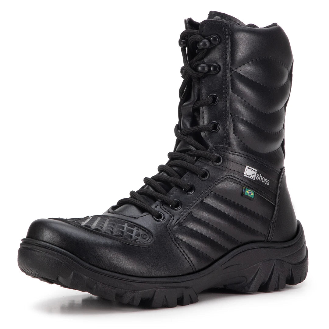Bota Masculina Militar com Palmilha em Gel - (Promoção de Inverno 2026)