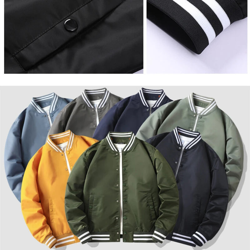 Casaco Masculino Unissex Estilo Baseball/Hip-Hop - (Promoção de Inverno 2026)