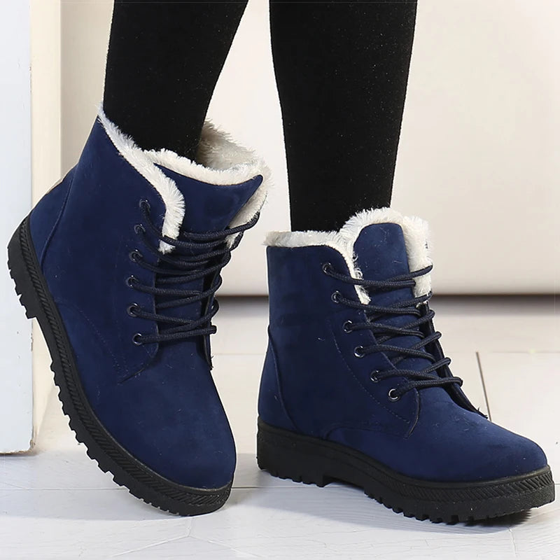 Bota Feminina Para Inverno Salto Baixo Cano Curto - (Promoção de Inverno 2026)