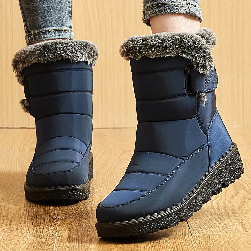 Bota Feminina Para Inverno Impermeável Salto Baixo (Promoção de Inverno 2026)