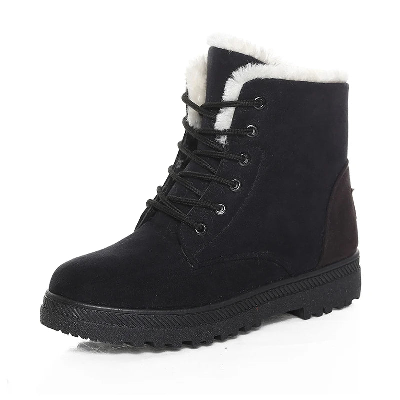 Bota Feminina Para Inverno Salto Baixo Cano Curto - (Promoção de Inverno 2026)