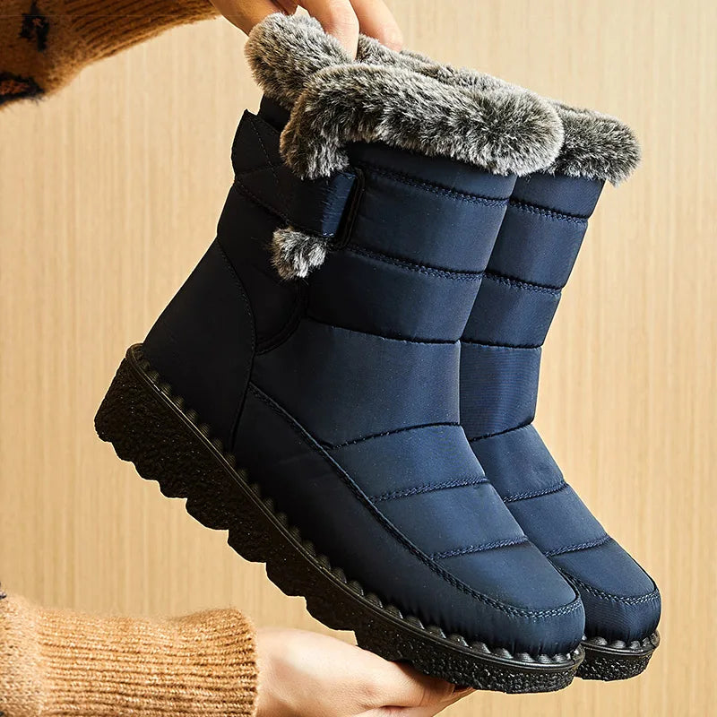 Bota Feminina Para Inverno Impermeável Salto Baixo (Promoção de Inverno 2026)