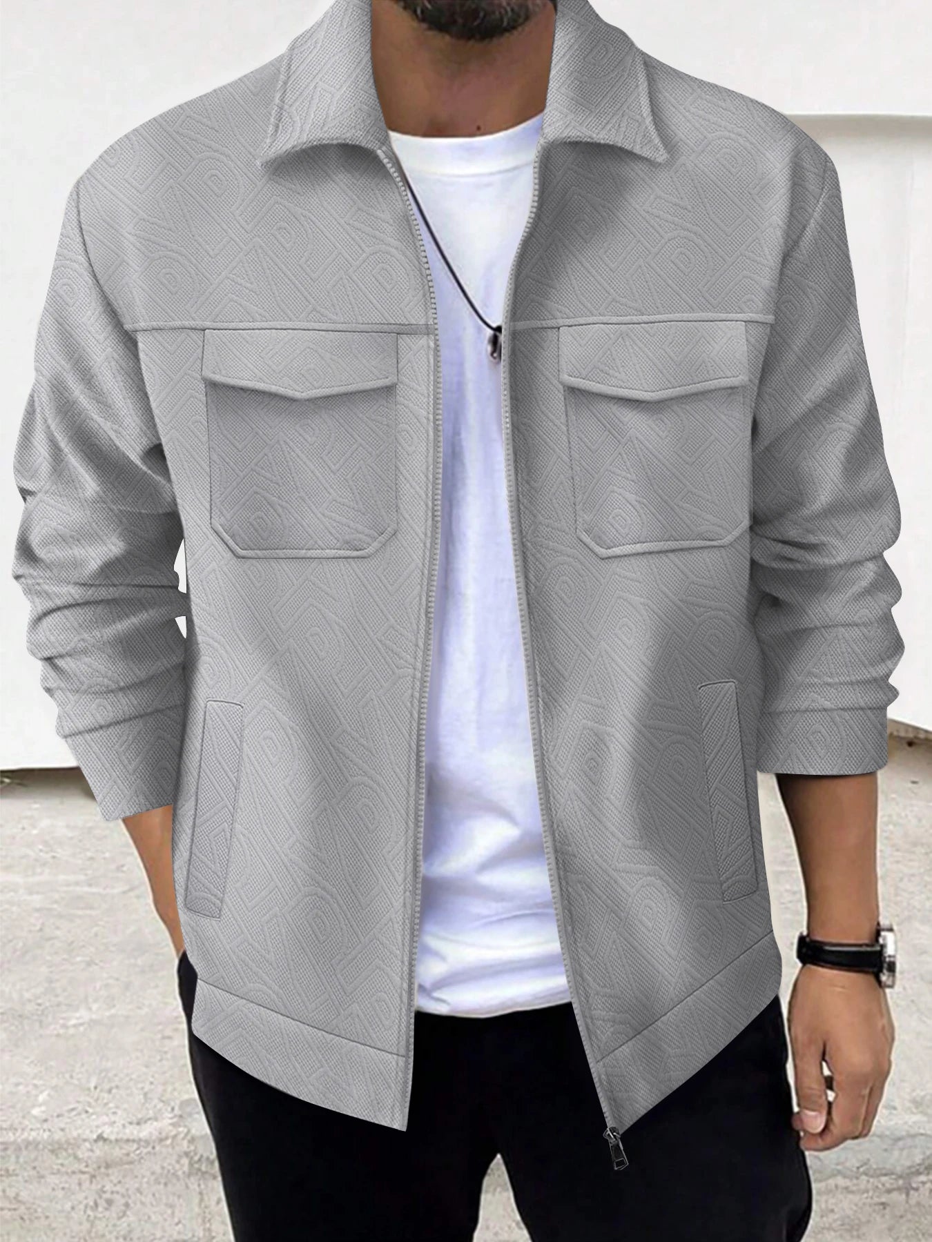 Casaco Masculino Para Inverno Gola Lapel - (Promoção de Inverno 2026)