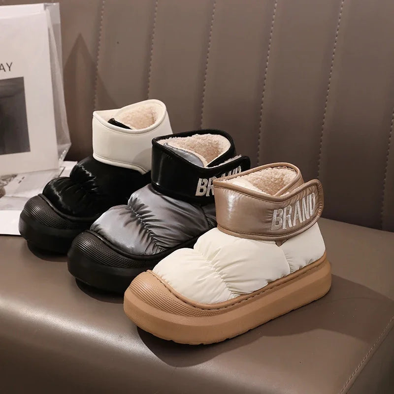 Bota Feminina Para Inverno Impermeável Cano Curto com Forro de Algodão (Promoção de Inverno 2026)