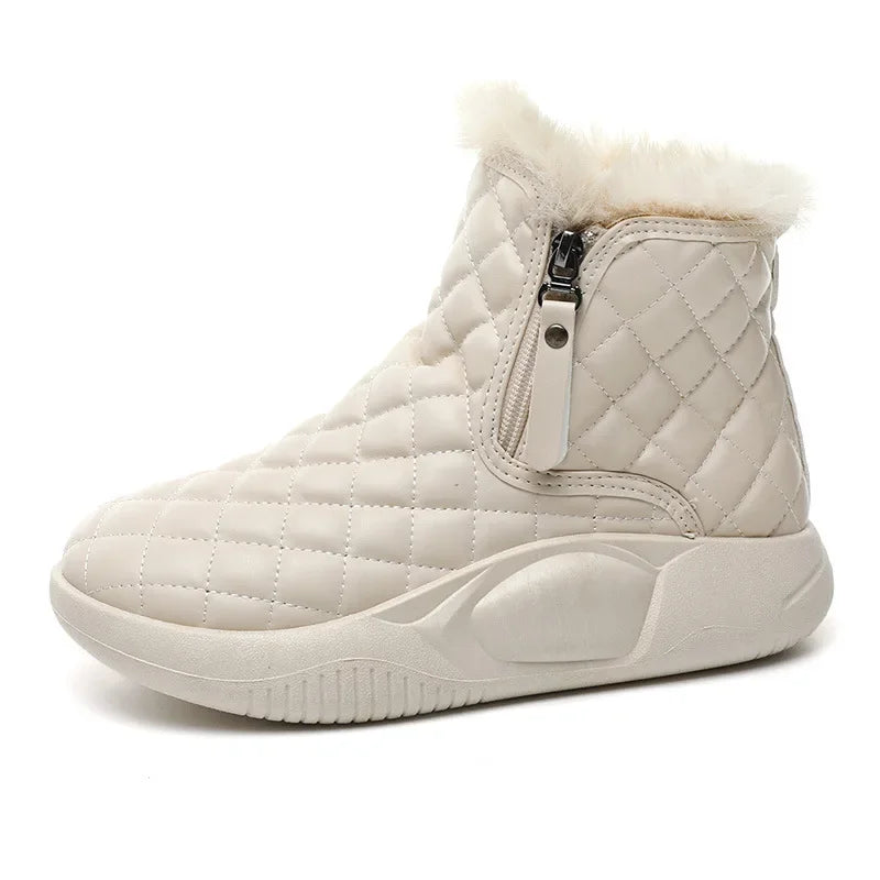 Bota Feminina Para Inverno com Zíper Solado Grosso (Promoção de Inverno 2026)