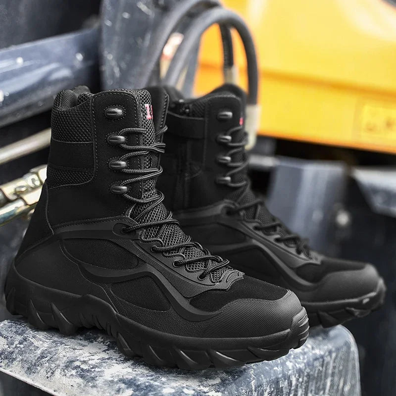 Bota Tática Masculina Leve Antiderrapante - (Promoção de Inverno 2026)